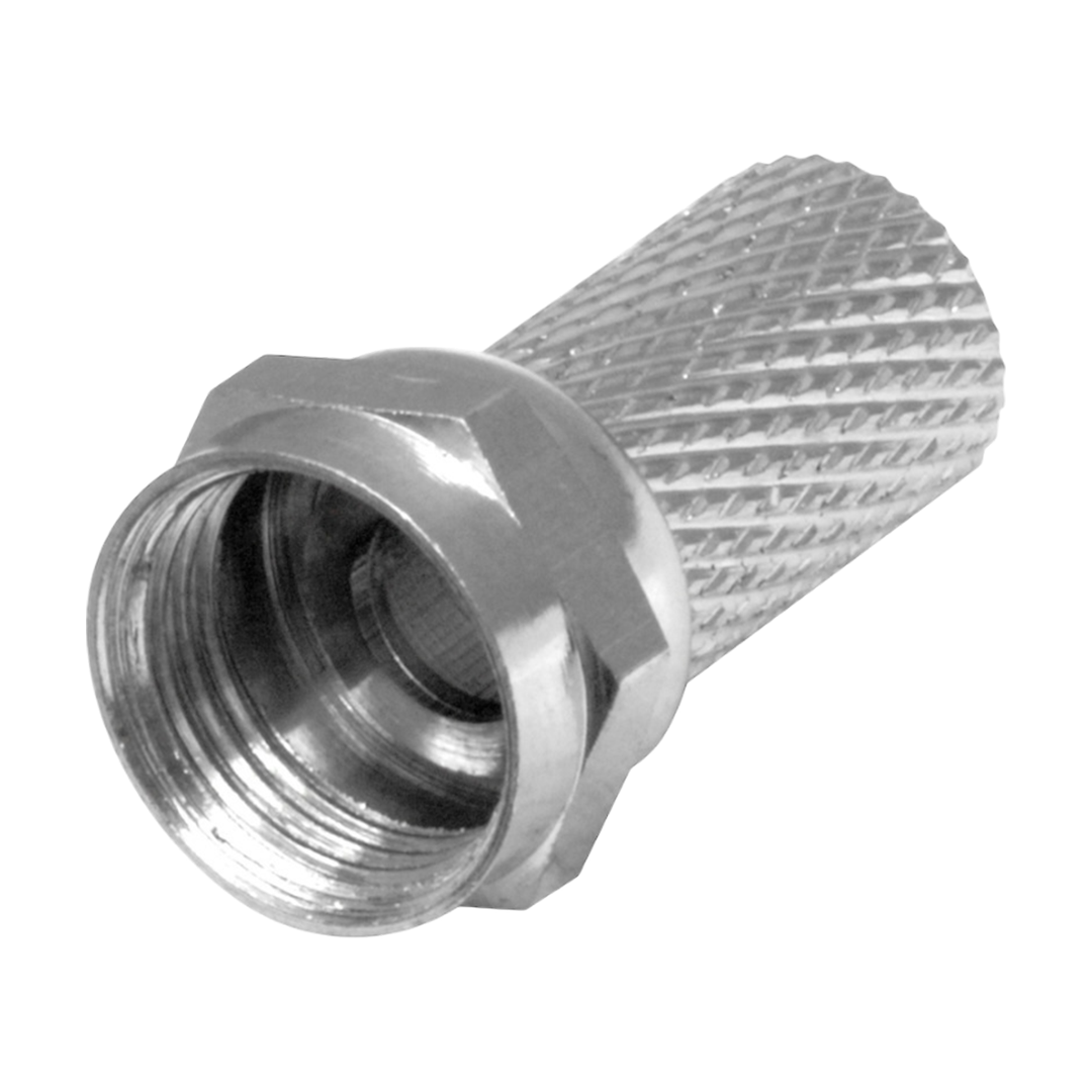 W4 Satellite Coaxial F Plug Connector 37577 for secure satellite TV connections in caravans and motorhomes