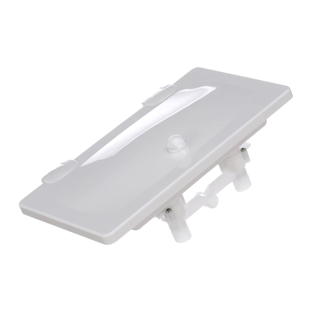 Whale hot and cold mixer shower outlet with cover for motorhome and caravan installations