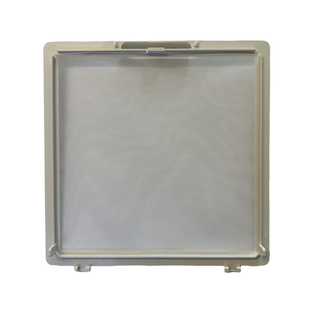White insect screen flynet for MPK 290 x 290 rooflight in campervan or motorhome