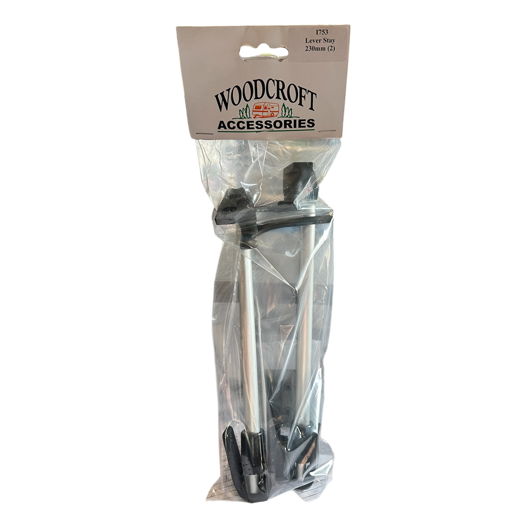 230mm screw-on window lever stay I753 for caravan and motorhome windows.