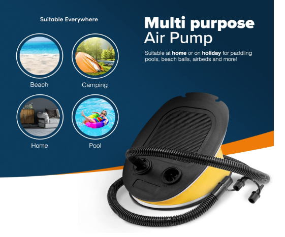 Wyldness Camping Air Foot Pump Kit Thomas Touring