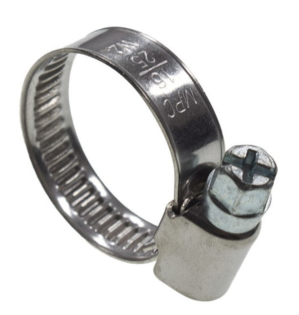 W4 Stainless Steel Hose Clip - Size 0X