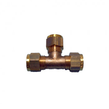 Compression Equal Tee 8mm