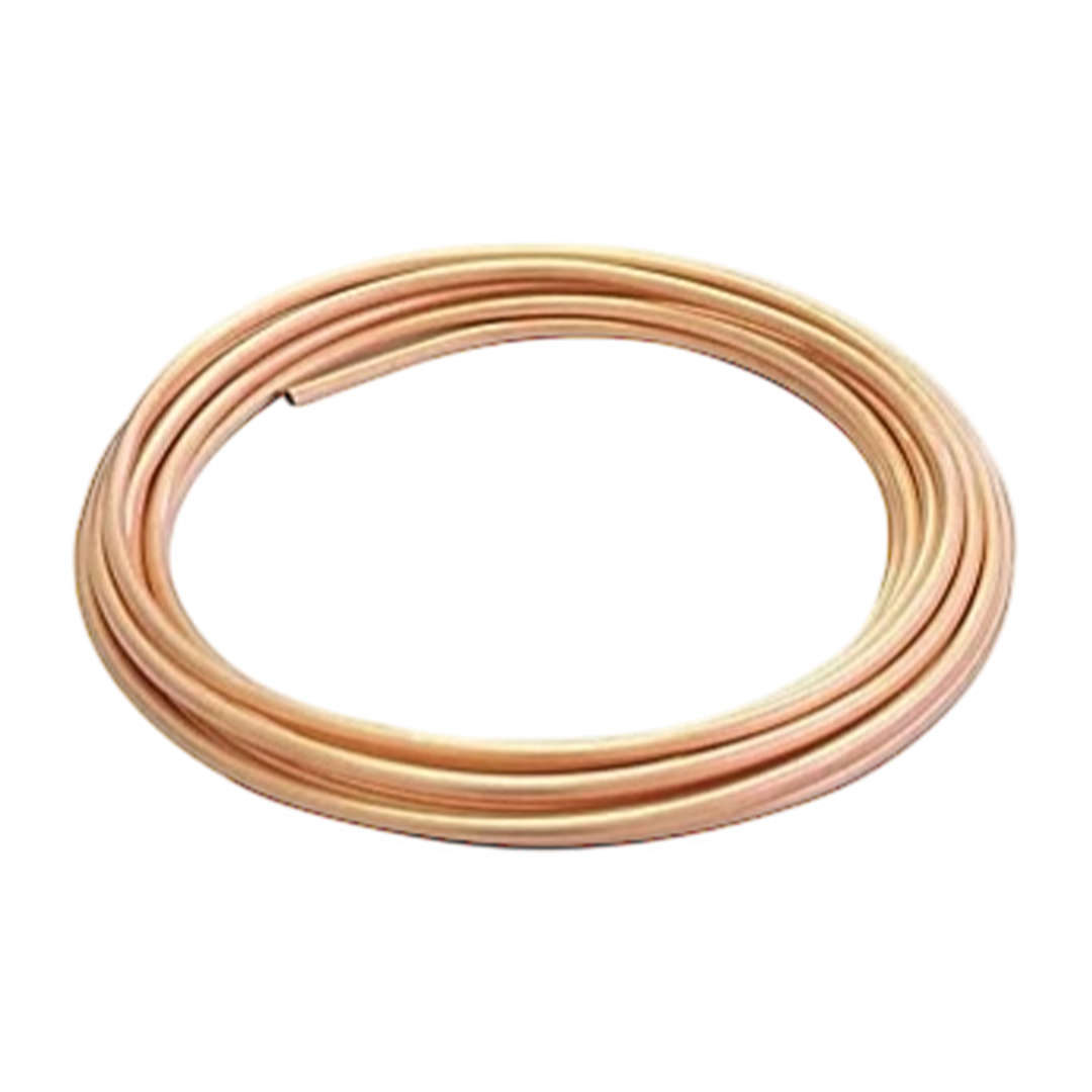 Copper compression tube 10mm, sold per metre for caravan and motorhome plumbing