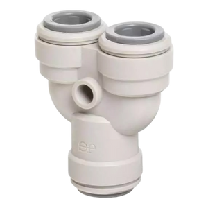 12mm Push-Fit Two-Way Divider for Compressed Air John Guest | ThomasTouring.co.uk