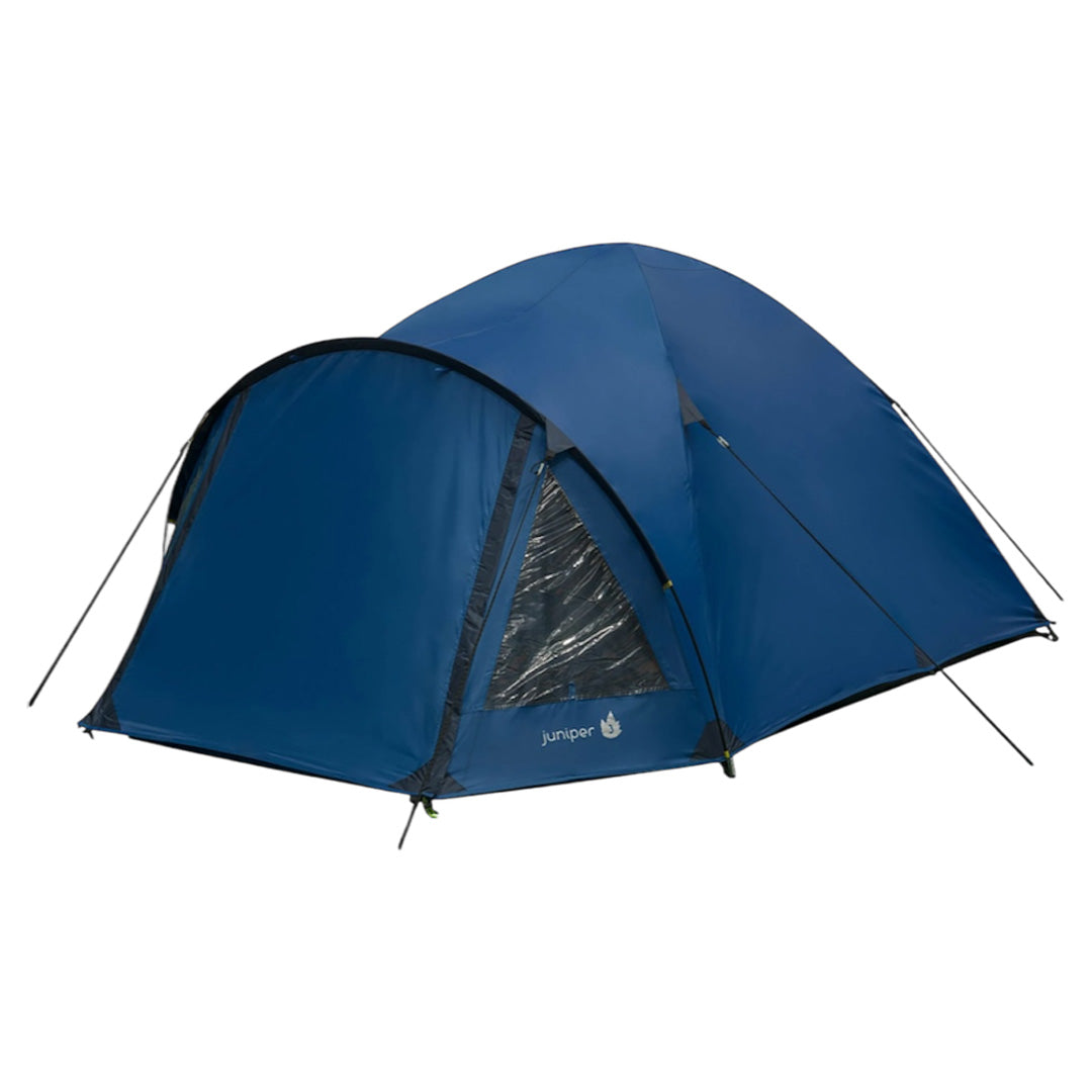 Backpacking-friendly Highlander Juniper tent for three people with compact pack size