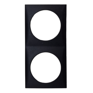 Berker Double Frame Flow Design - Anthracite | ThomasTouring.co.uk