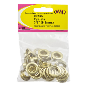 Brass Eyelets 3/8" (9.5mm) - W4 37659 | ThomasTouring.co.uk