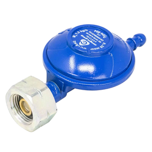 Butane Regulator 28mbar - 8mm Outlet | Screw on Butane Gas Regulator | ThomasTouring.co.uk