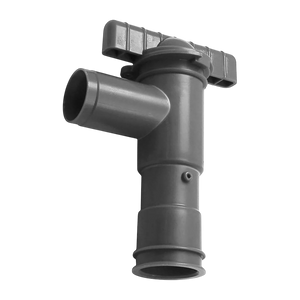 28mm Waste Water Drainage Tap - Grey 88752G | Caravan & Motorhome Spares | ThomasTouring.co.uk