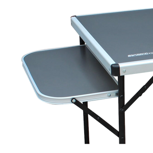 Outdoor Revolution Aluminium Top Camping Table With Folding Side Table - ThomasTouring.co.uk