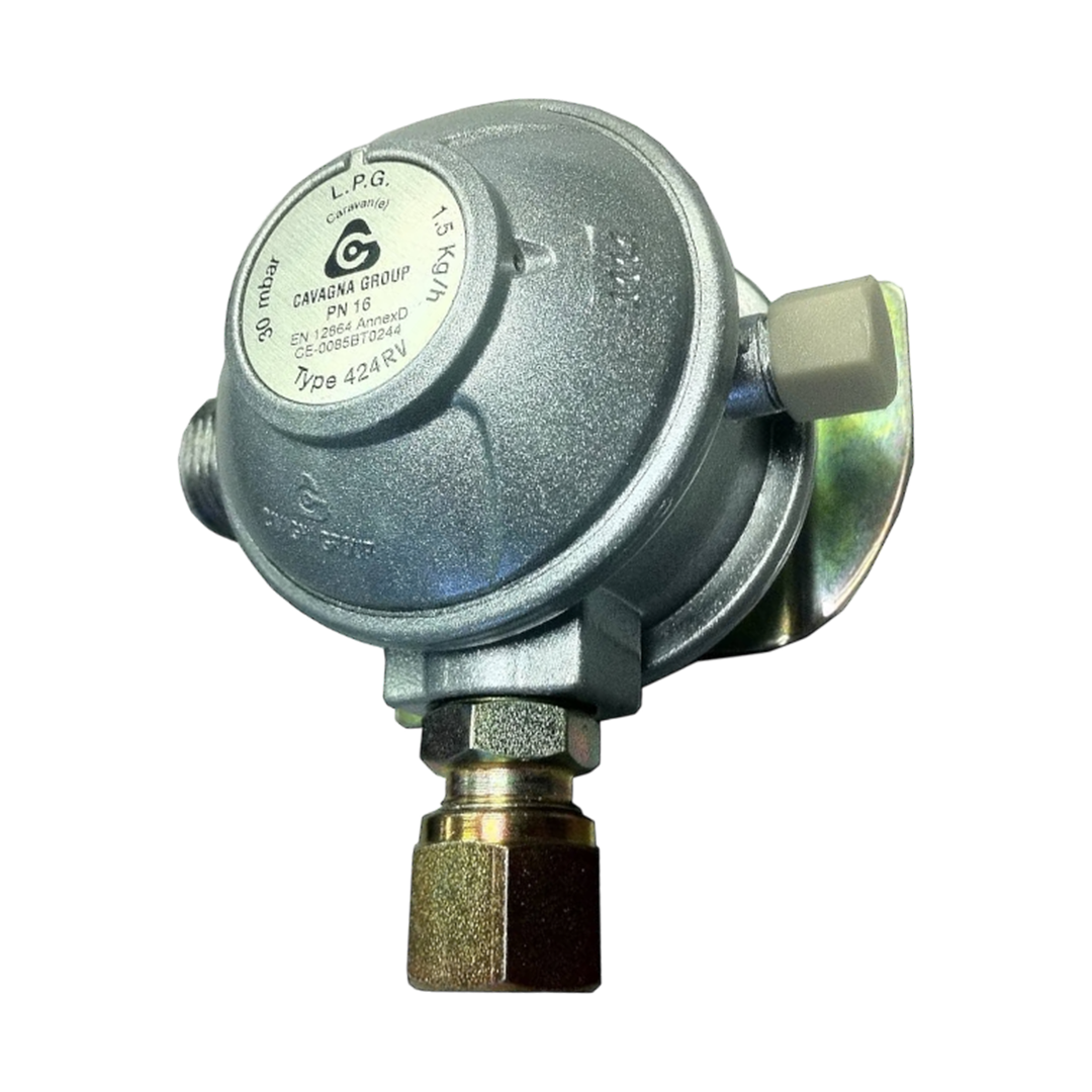 Industriële drukregelaar 4kg/h 30 mbar - met afblaasbeveiliging Industriële drukregelaar 4kg/h 30 mbar - met afblaasbeveiliging
