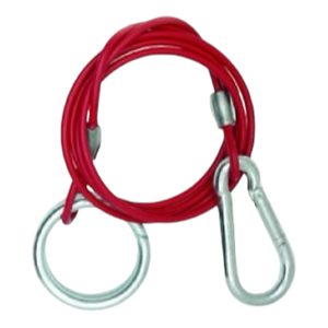 W4 Breakaway Cable Split Ring 900mm | Caravan Breakaway Cable | ThomasTouring.co.uk