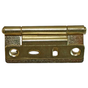 Cranked Flush Hinge 50mm Brass Finish - W4 37863 | ThomasTouring.co.uk