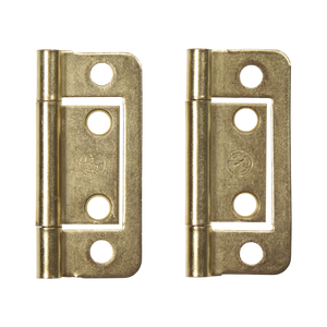 2" Flush Hinge - Brass Finish - W4 37862 | ThomasTouring.co.uk