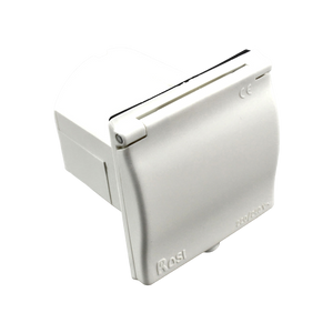W4 20013 Flush Mains Inlet - White | 5019328200134 | ThomasTouring.co.uk 
