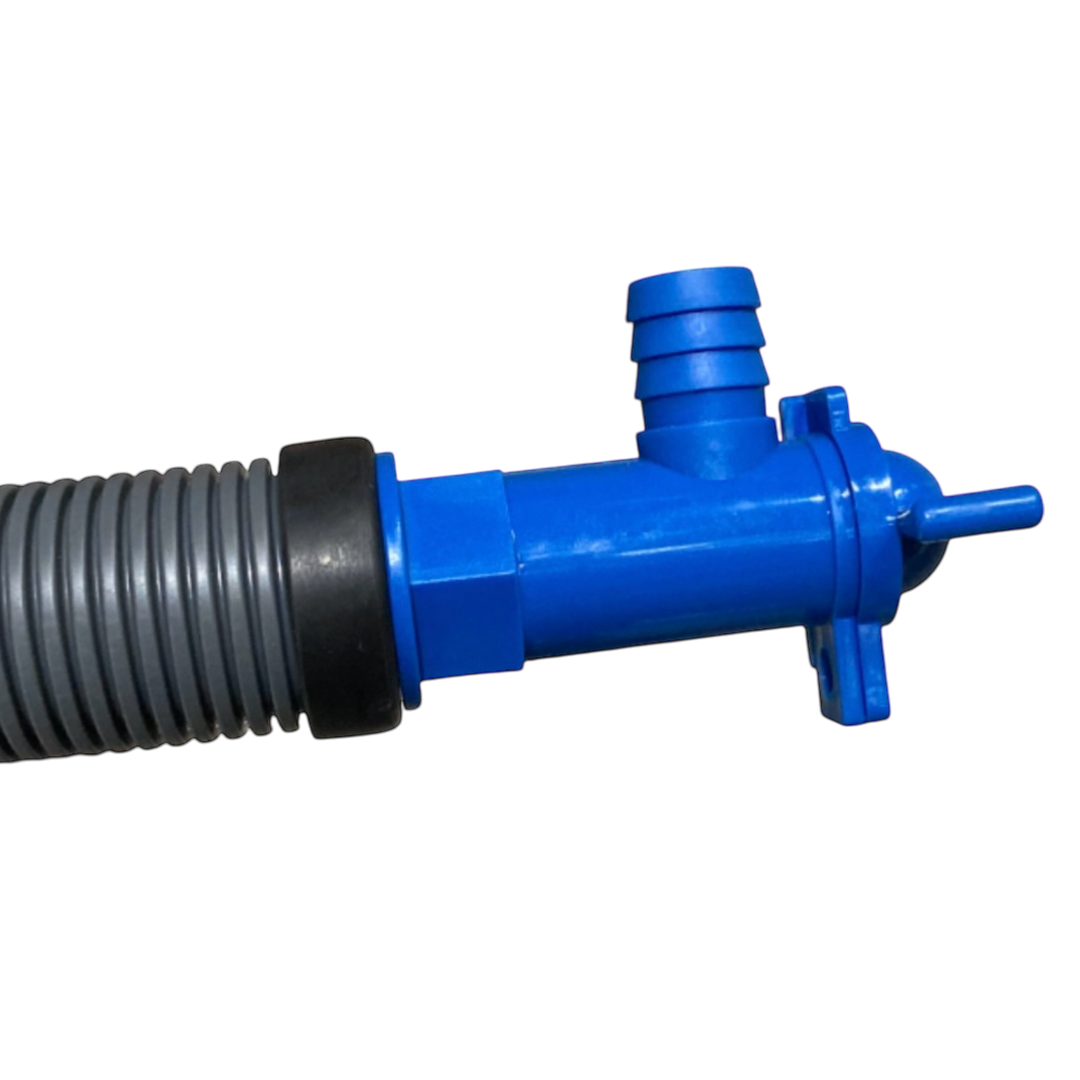 Fresh Water Drainage Outlet Tap 3/4" Blue | ThomasTouring.co.uk
