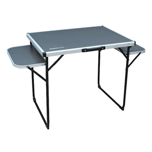 Outdoor Revolution Aluminium Top Camping Table With Folding Side Table - ThomasTouring.co.uk