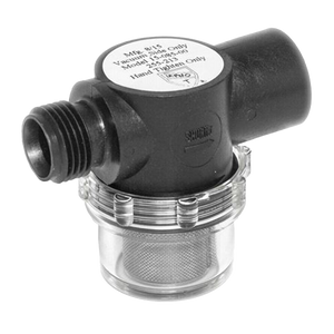 Shurflo Screw-On Water Strainer - 1/2" Male Threaded Inlet | ThomasTouring.co.uk