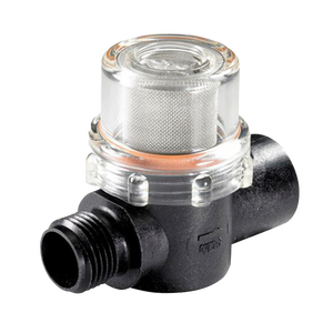 Shurflo Screw-On Water Strainer - 1/2" Male Threaded Inlet | ThomasTouring.co.uk