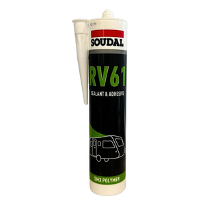 Soudal RV61 White Caravan Sealant & Bonding Adhesive 290ml | 5411183130951 | ThomasTouring.co.uk