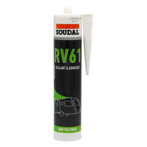 Soudal RV61 White Caravan Sealant & Bonding Adhesive 290ml | 5411183130951 | ThomasTouring.co.uk