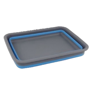 Via Mondo Washing Up Bowl Foldable Rectangle 7L Blue 1165184 - thomastouring.co.uk
