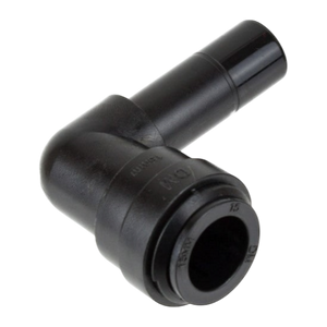W4 Push-Fit Stem Elbow 15mm for Caravan and Motorhome Plumbing