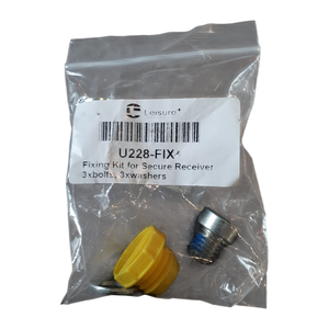 AL-KO Secure Receiver Kit for near-side caravans, includes three bolts and cap