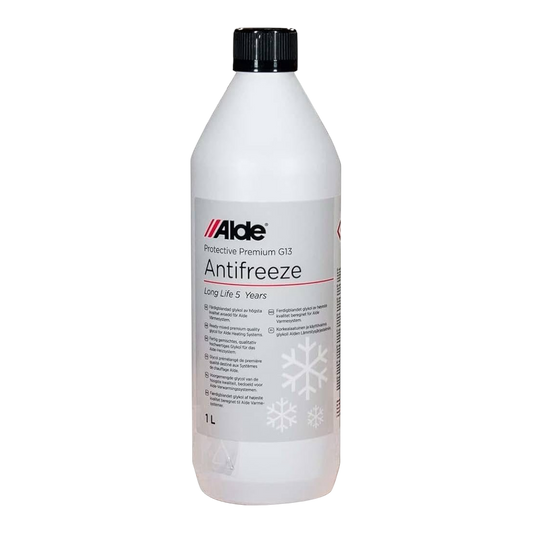 Alde G13 premium antifreeze fluid 1 litre for efficient caravan and motorhome heating system protection