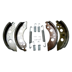 AL-KO 2051 brake shoe set 1732461 for caravans and trailers, includes springs and retaining clips