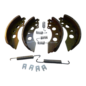 Genuine AL-KO 2051 brake shoes 1732461, replacement set for 200mm drum brakes