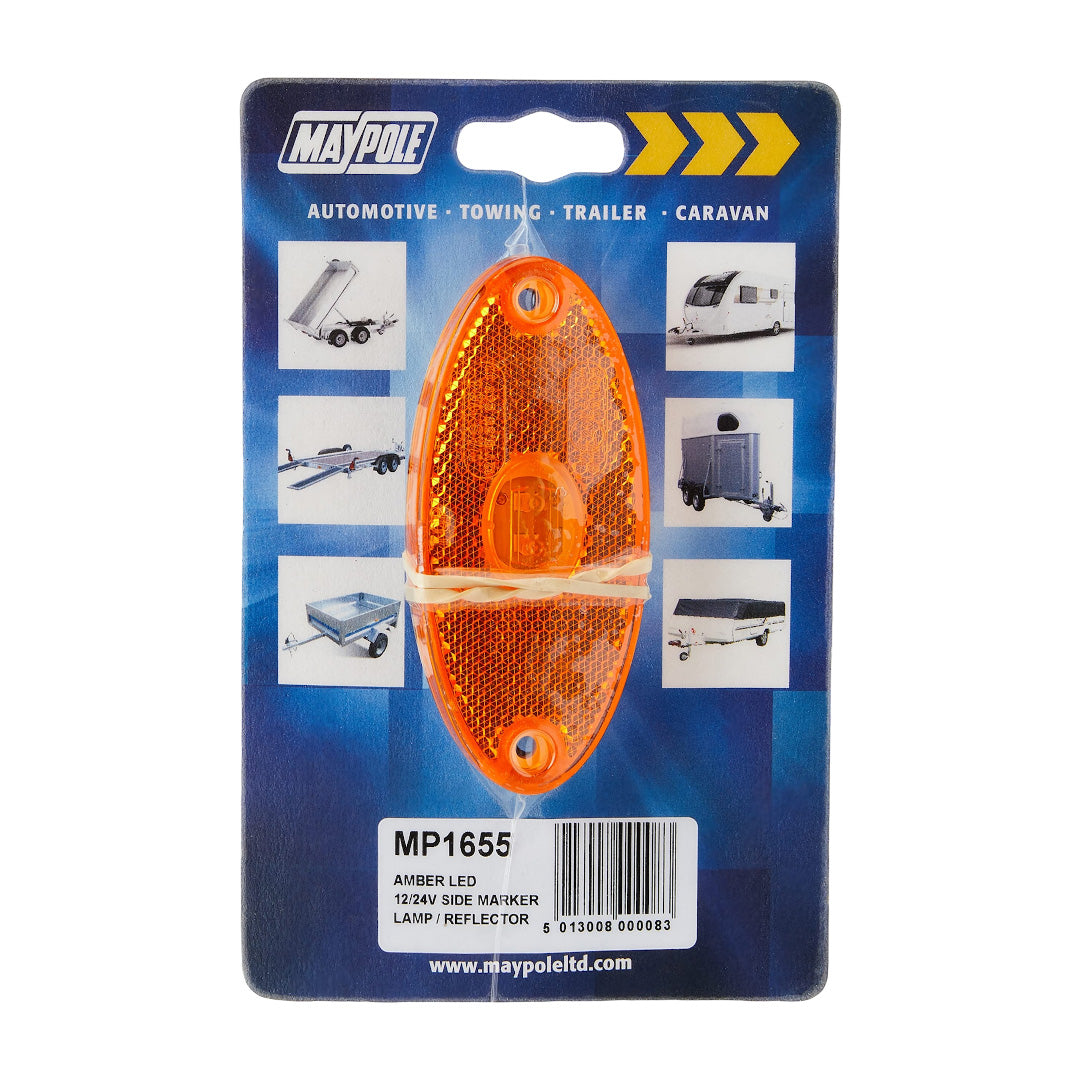 Buy Maypole 12/24V amber LED side marker lamp for trailer