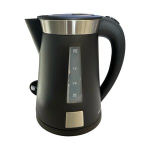 Buy Via Mondo 1.7L 900W low wattage caravan kettle in black, ideal for motorhomes and camping