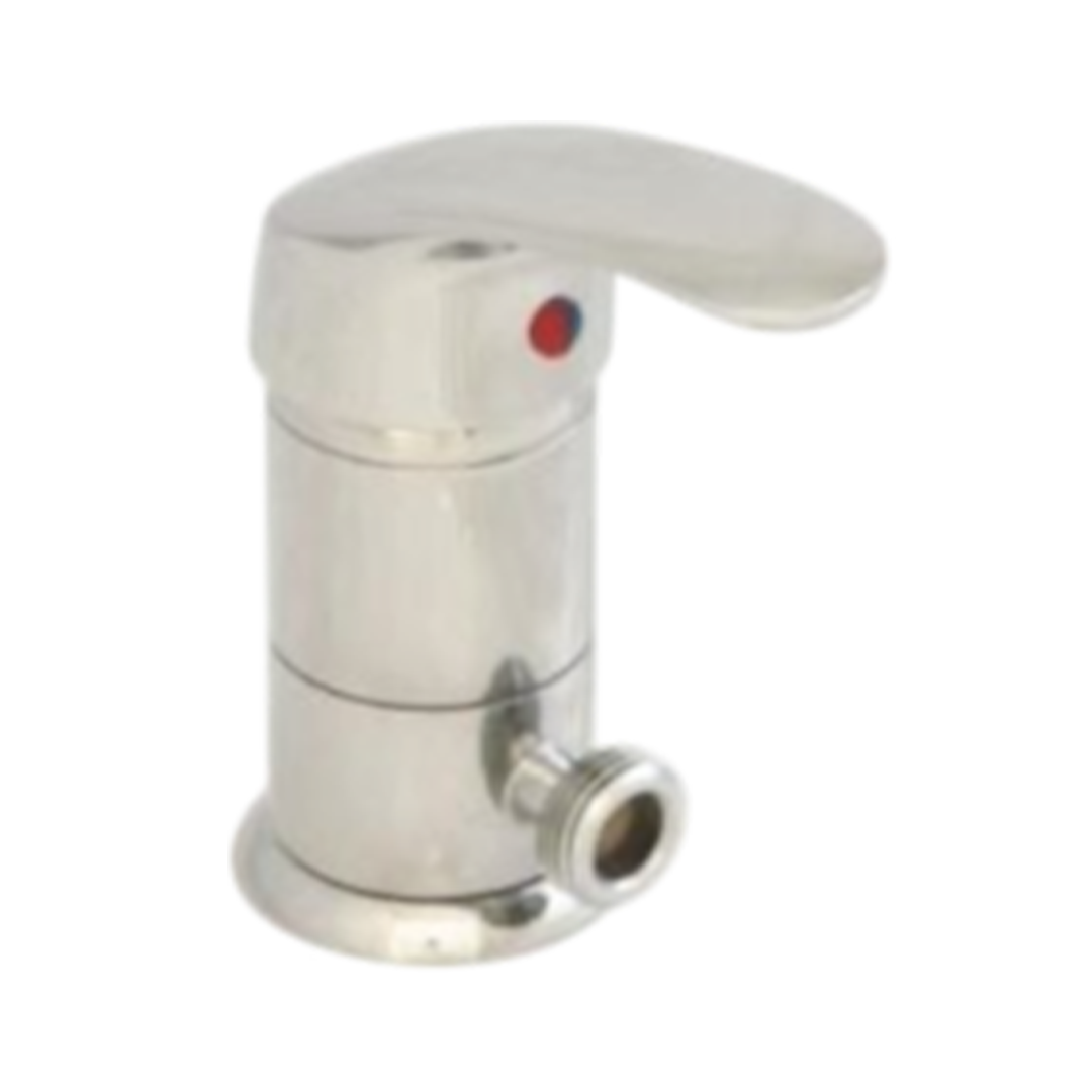 Caraflo Mila lever shower mixer tap for precise water temperature control in caravans and motorhomes