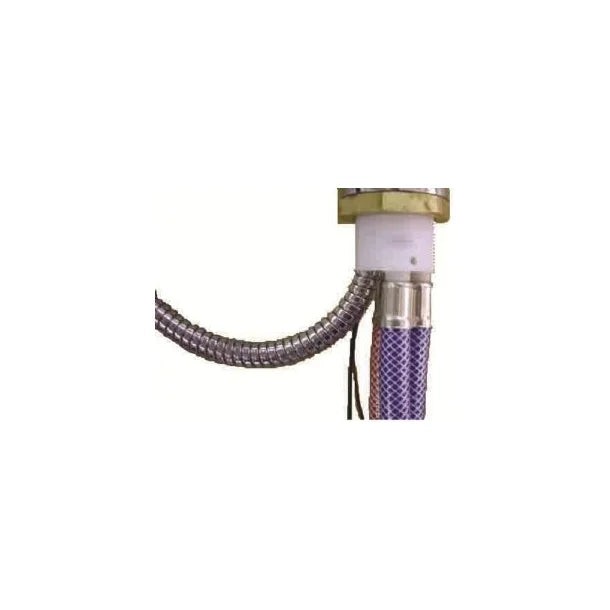 Chrome Reich Kama mixer tap with integrated Julia shower for motorhome or caravan bathroom