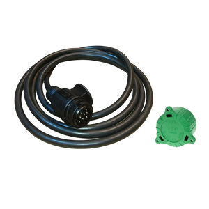 Caravan Trailer 13 Pin Plug Prewired with 13 Core Cable 3m | ThomasTouring.co.uk