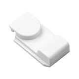 Dometic fridge air vent slider clip in white, part 2951766316 for LS and EW series