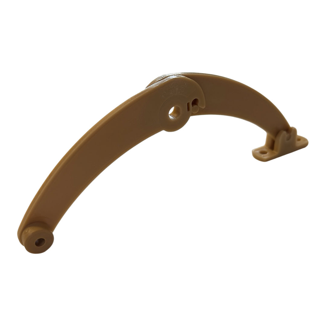 FAWO 145mm brown plastic locker door stay for caravan and motorhome furniture doors