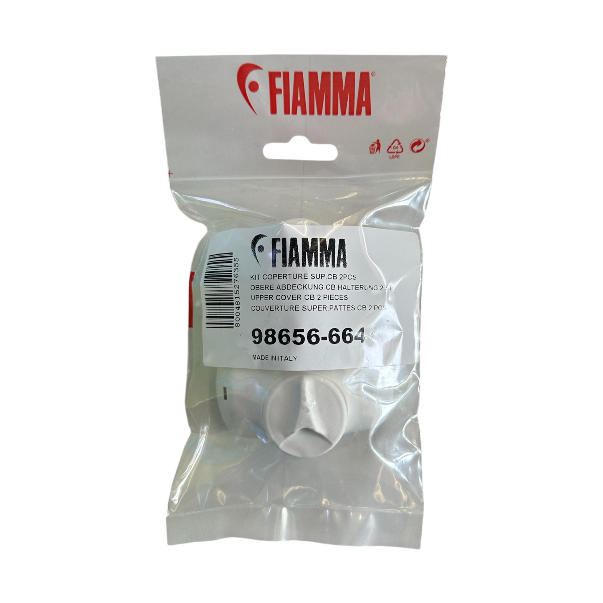 Buy Fiamma Carry-Bike Pro white upper bracket covers 98656-664 pack of 2 replacement parts