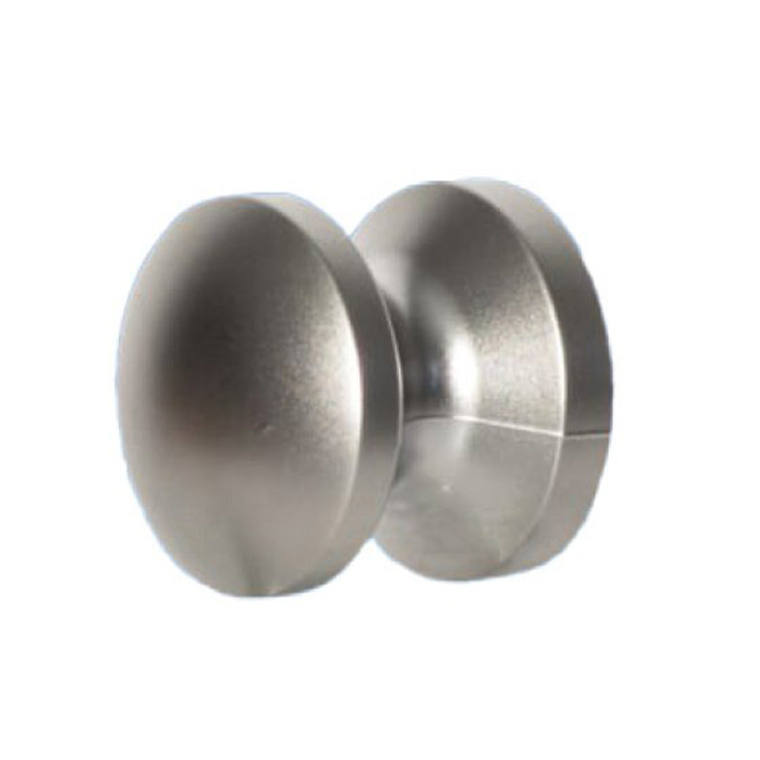 Hafele nickel push button knob 19mm HA70222 for compatible caravan and motorhome push lock catches