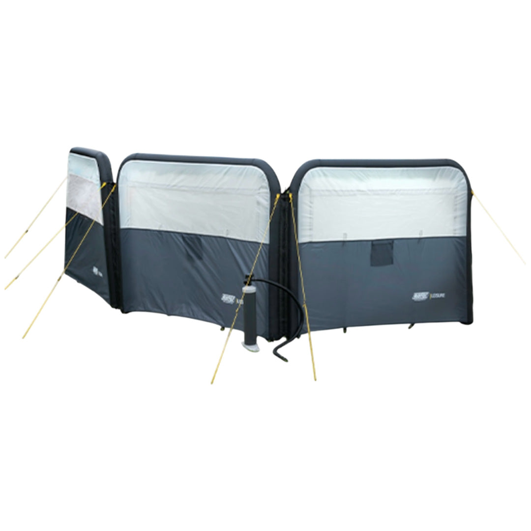 Maypole 3 Panel air windbreak for caravans and camping pitches
