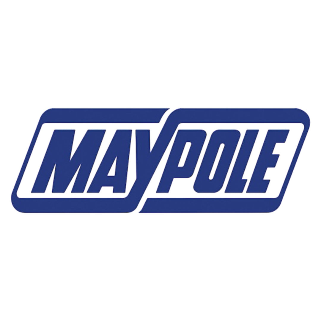 Maypole brand logo - trusted supplier of caravan towing equipment, towing accessories and essentials.