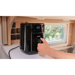 Portable Mestic MA-300 900W air fryer low wattage design for camping caravans and boats