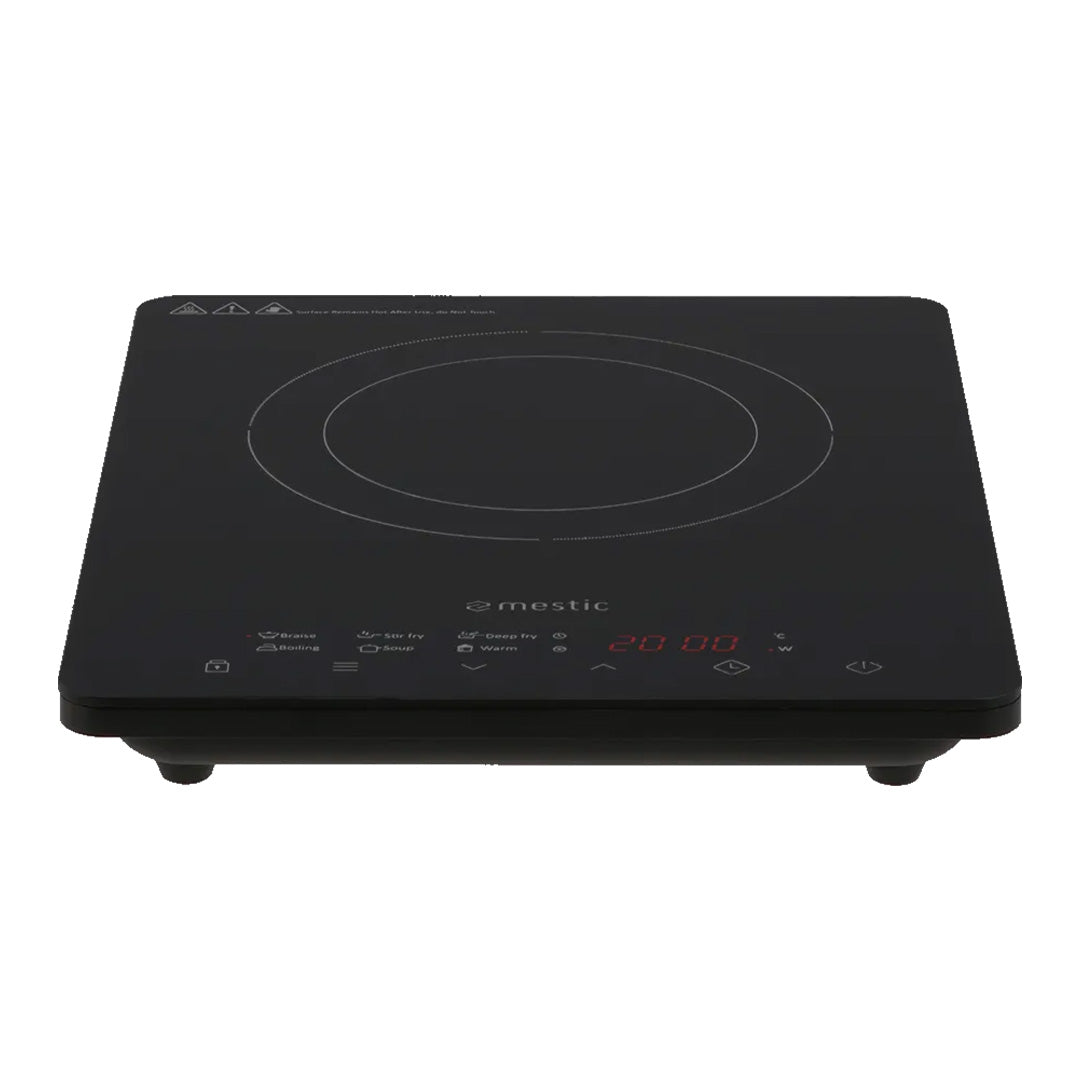 mestic mic 130 induction cooktop touch control panel and cooking surface