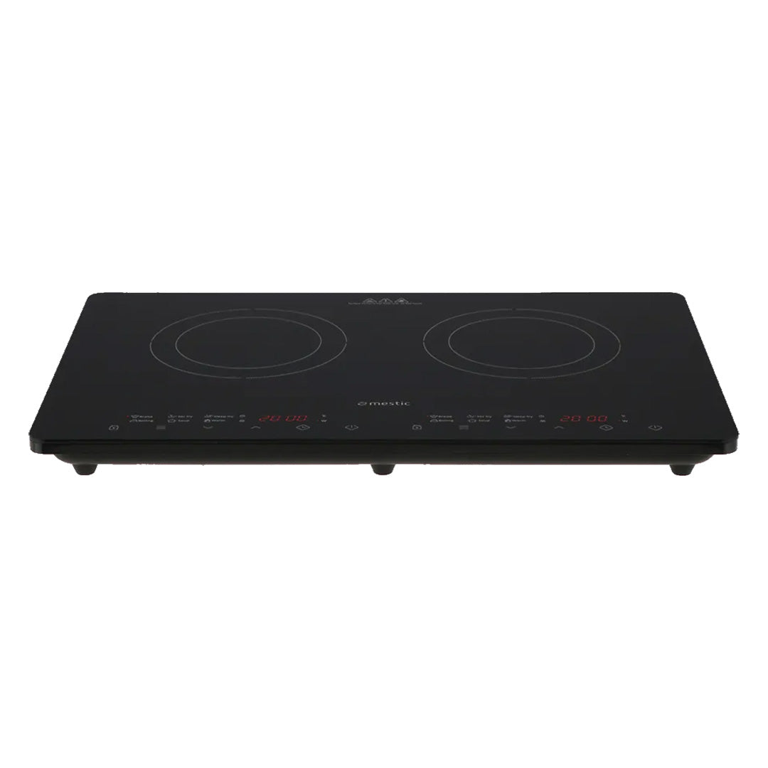mestic mic 200 induction cooktop touch control panel and dual cooking zones