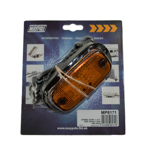 Shop "12/24V Amber LED Side Marker Lamp FM20 Display Packed" for sale UK online 