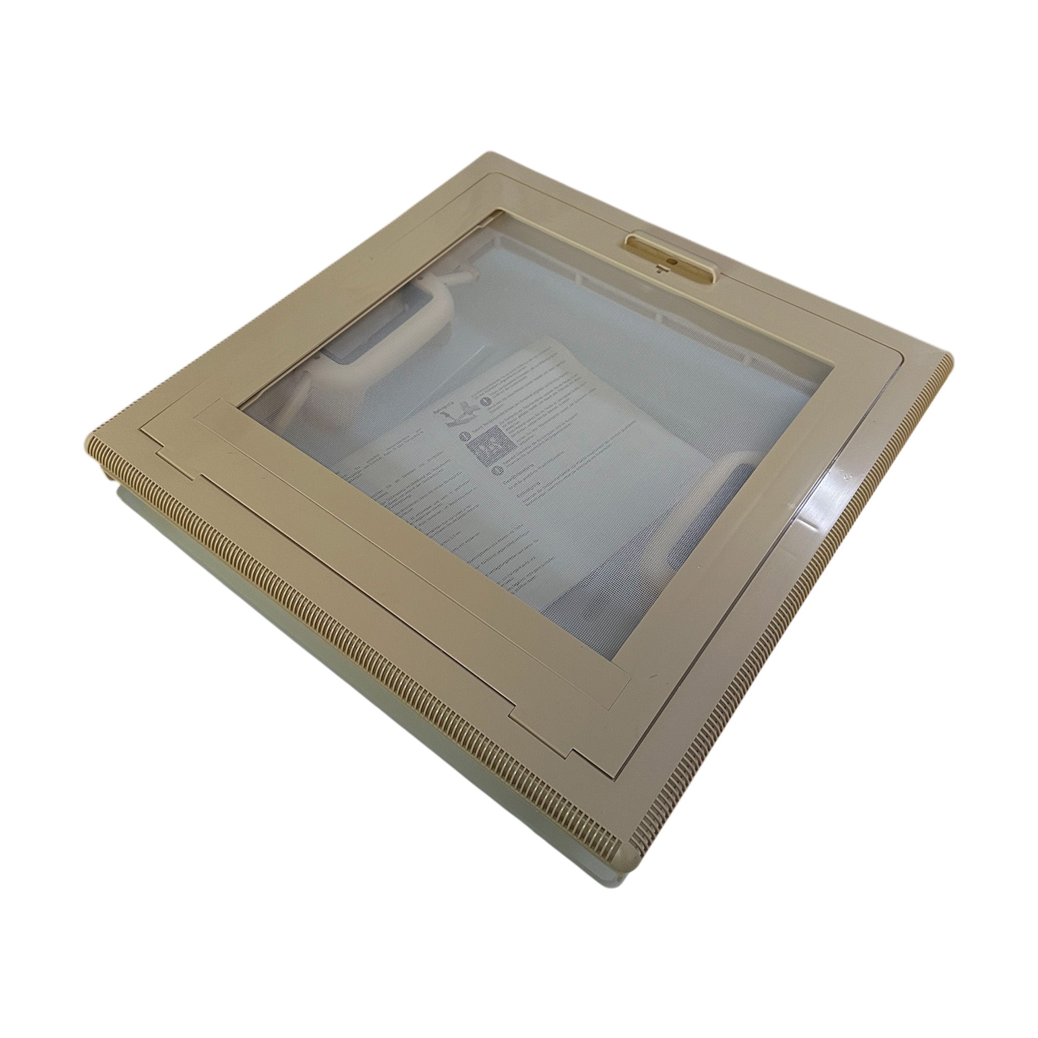 MPK Model 42 rooflight with beige inner frame and integrated flynet