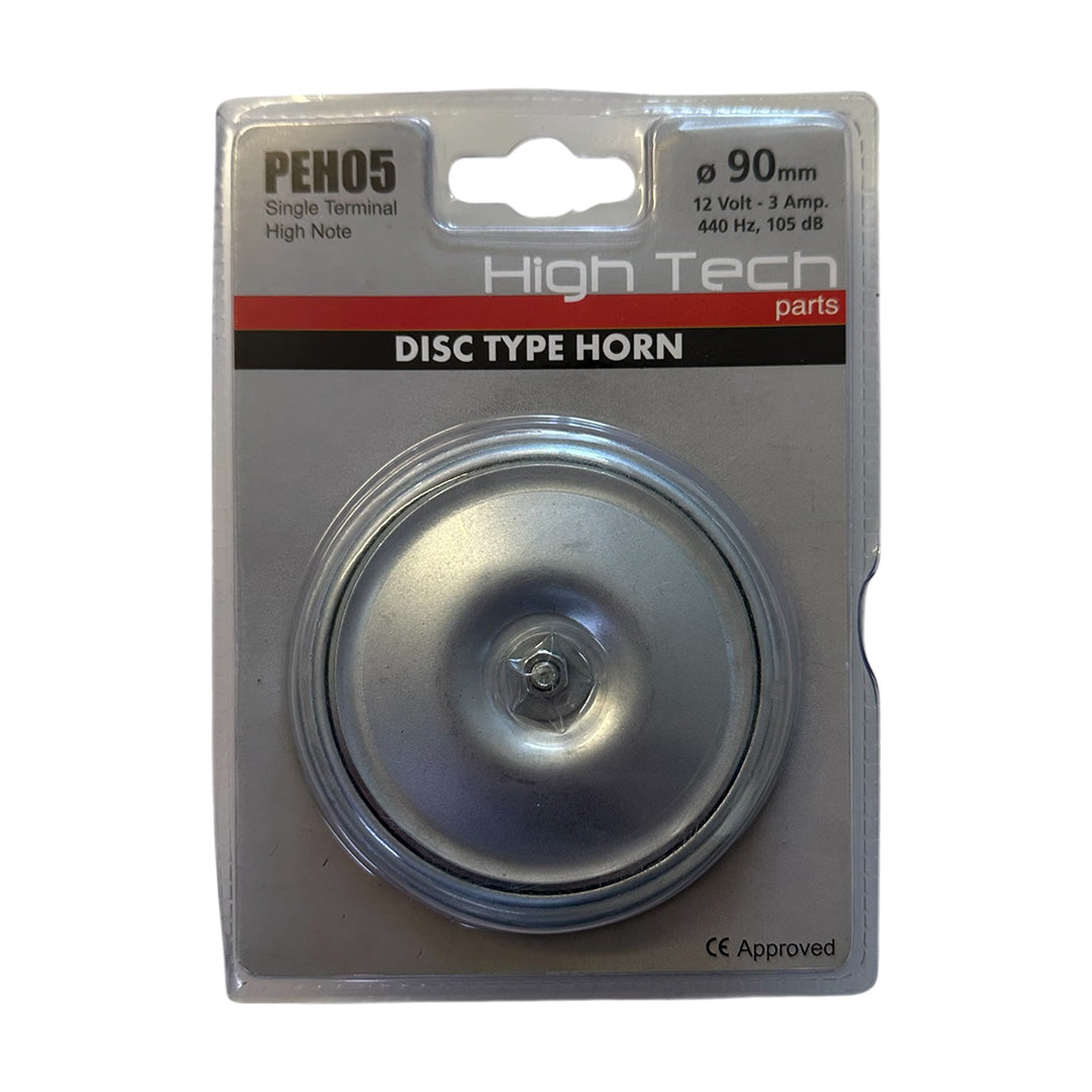 Pearl PEH05 12V disc horn high note 90mm 440Hz 105dB single terminal for car motorcycle
