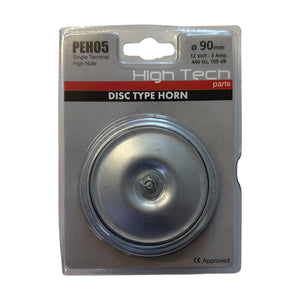 Pearl PEH05 12V disc horn high note 90mm 440Hz 105dB single terminal for car motorcycle